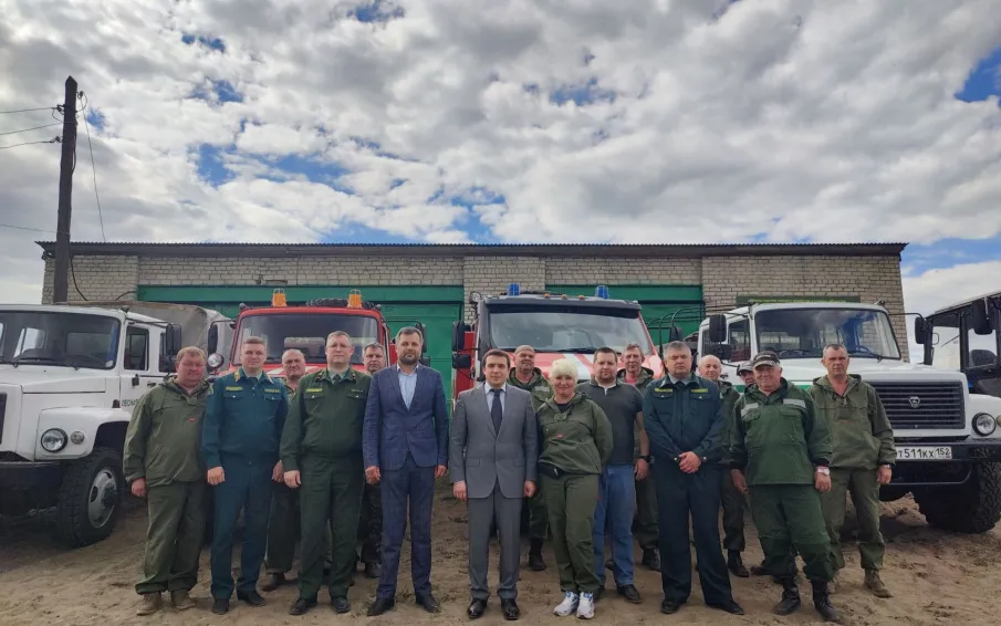 В Выксунском округе открылась новая лесопожарная станция